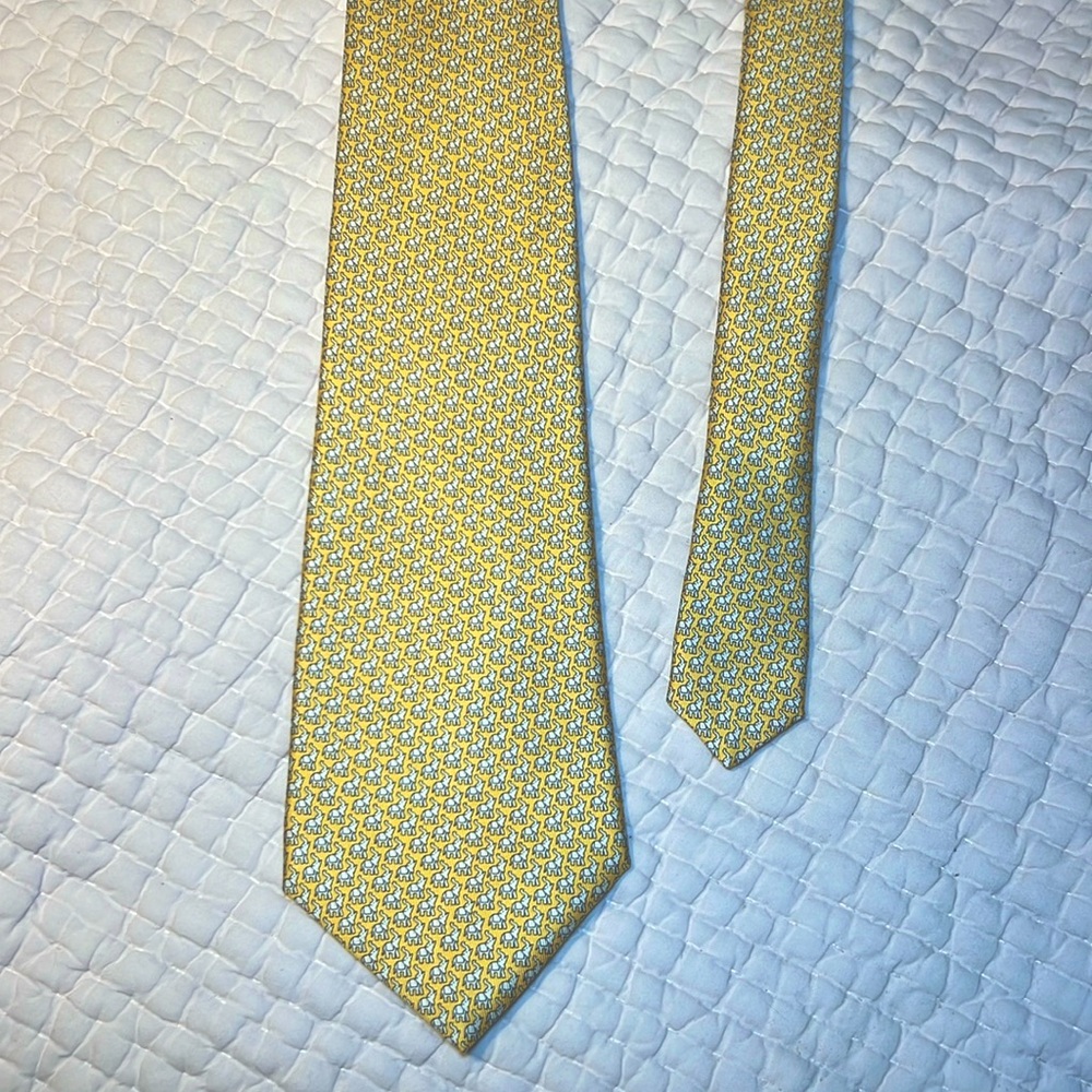 Jim Thompson yellow silk tie